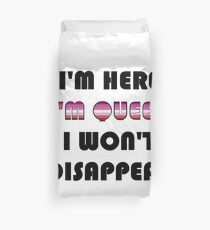 Here and Queer - Lesbian Duvet Cover