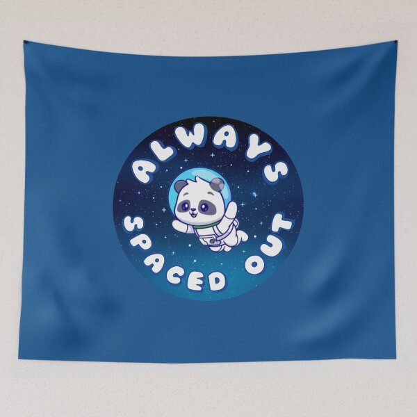 Item preview, ALWAYS SPACED OUT Astronaut Panda designed and sold by everything4eva.