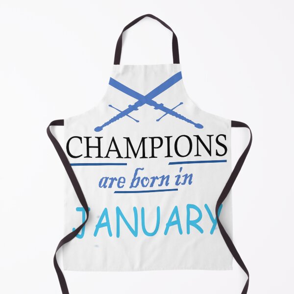 Item preview, CHAMPIONS ARE BORN IN JANUARY designed and sold by WSLM.