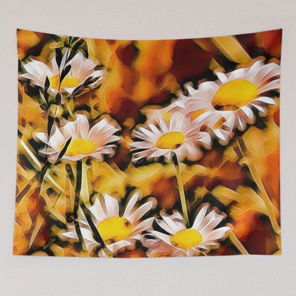 Item preview, Sienna Susans - Meadow Flowers Impression - Warm Summer Tone designed and sold by Lawrence White.