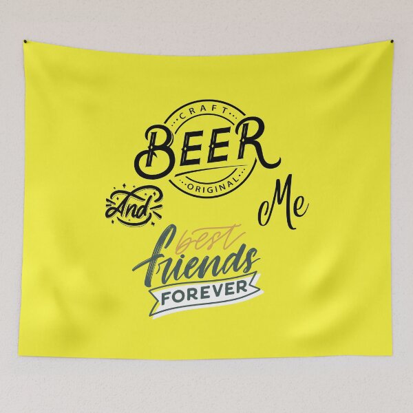 Item preview, Beer and Me Friends designed and sold by Quirky Dez.