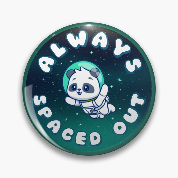 Item preview, ALWAYS SPACED OUT Astronaut Panda Teal designed and sold by everything4eva.
