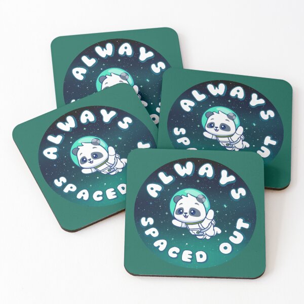 Item preview, ALWAYS SPACED OUT Astronaut Panda Teal designed and sold by everything4eva.