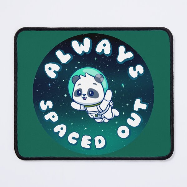 Item preview, ALWAYS SPACED OUT Astronaut Panda Teal designed and sold by everything4eva.
