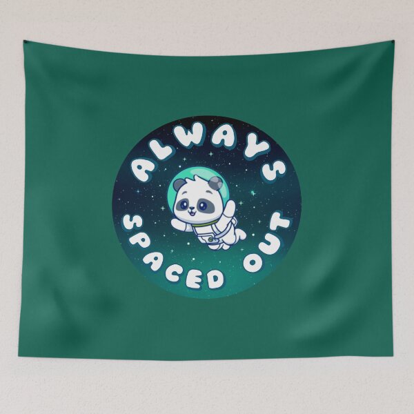 Item preview, ALWAYS SPACED OUT Astronaut Panda Teal designed and sold by everything4eva.