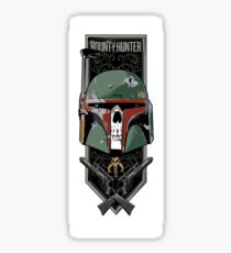 Boba Fett Skull Sticker
