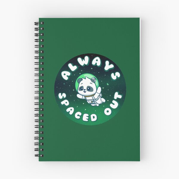 Item preview, ALWAYS SPACED OUT Astronaut Panda Green designed and sold by everything4eva.
