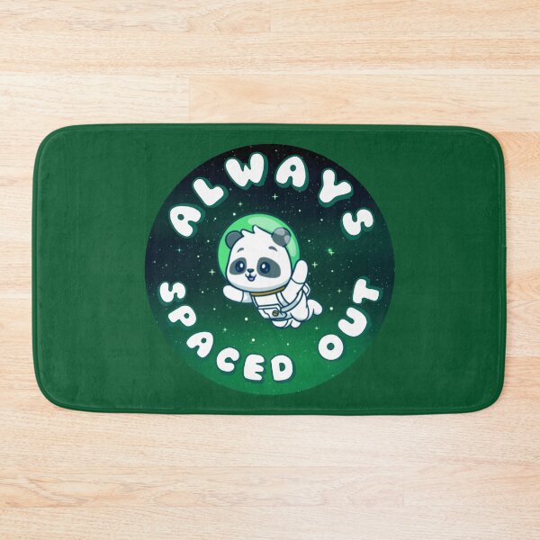Item preview, ALWAYS SPACED OUT Astronaut Panda Green designed and sold by everything4eva.