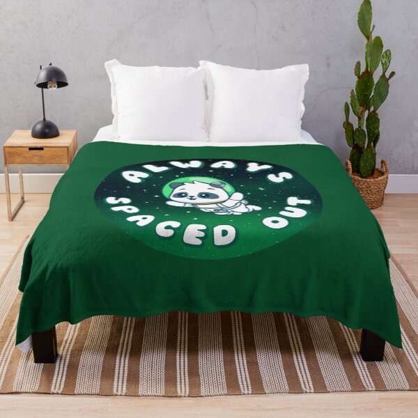 Item preview, ALWAYS SPACED OUT Astronaut Panda Green designed and sold by everything4eva.