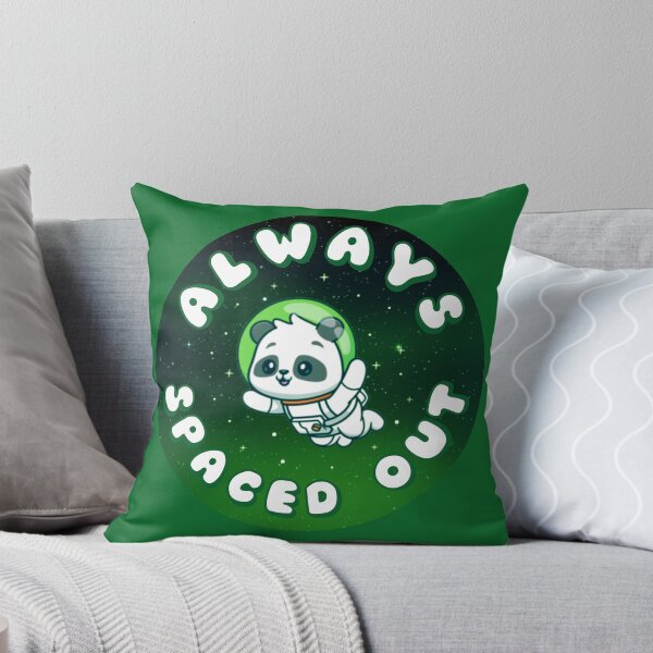 Item preview, ALWAYS SPACED OUT Astronaut Panda Green designed and sold by everything4eva.