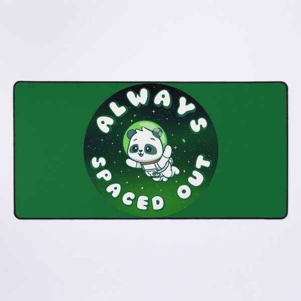 Item preview, ALWAYS SPACED OUT Astronaut Panda Green designed and sold by everything4eva.