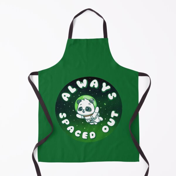 Item preview, ALWAYS SPACED OUT Astronaut Panda Green designed and sold by everything4eva.