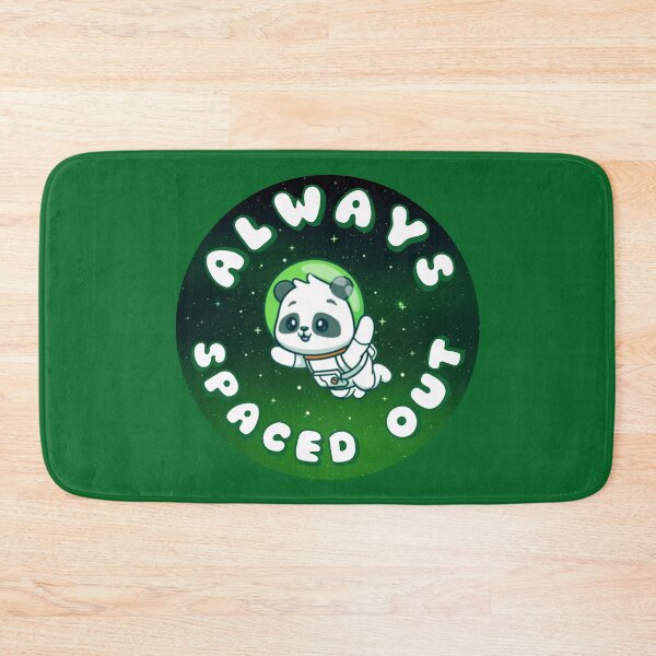 Item preview, ALWAYS SPACED OUT Astronaut Panda Green designed and sold by everything4eva.