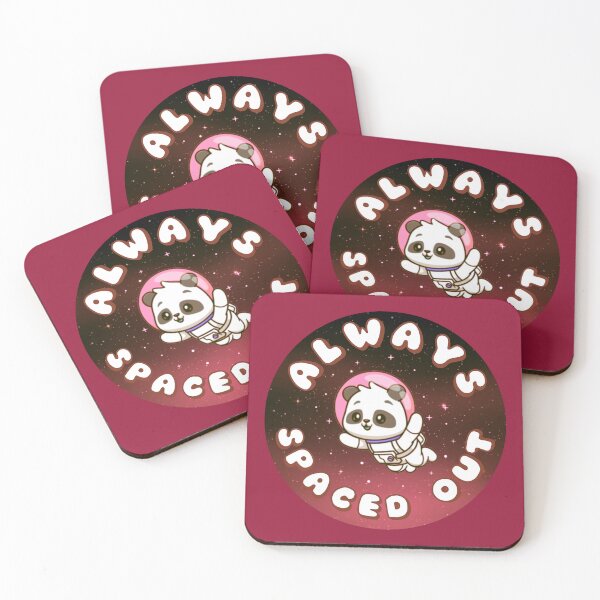Item preview, ALWAYS SPACED OUT Astronaut Panda Pink designed and sold by everything4eva.
