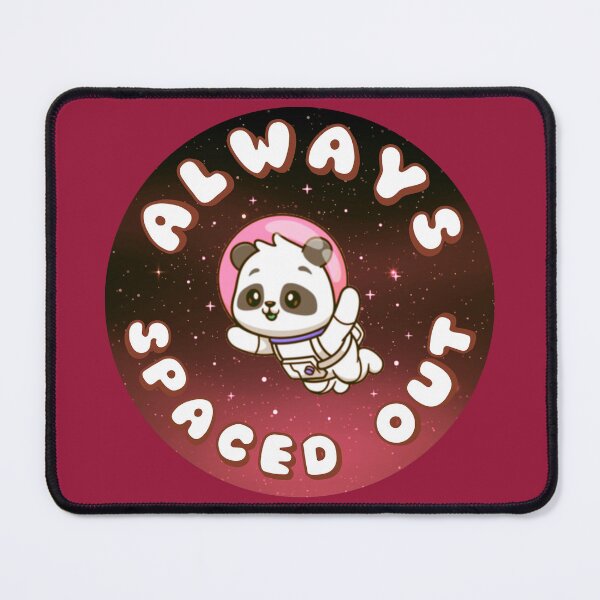 Item preview, ALWAYS SPACED OUT Astronaut Panda Pink designed and sold by everything4eva.