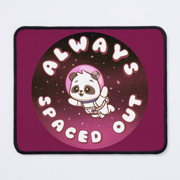 Item preview, ALWAYS SPACED OUT Astronaut Panda Pink designed and sold by everything4eva.