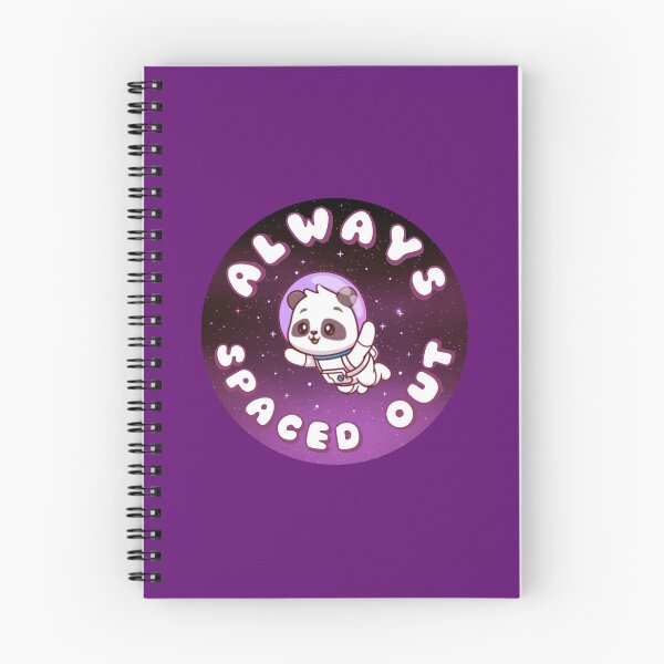 Item preview, ALWAYS SPACED OUT Astronaut Panda Purple designed and sold by everything4eva.