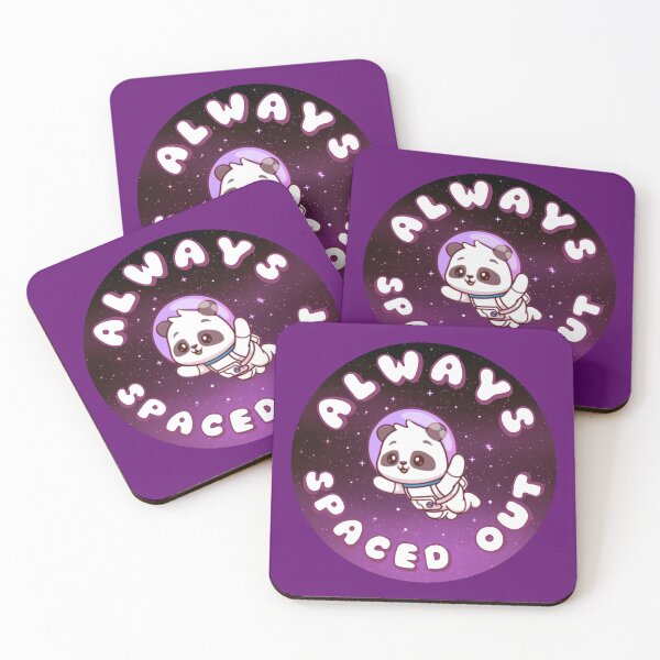 Item preview, ALWAYS SPACED OUT Astronaut Panda Purple designed and sold by everything4eva.