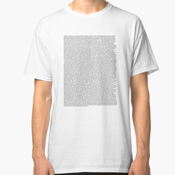 all the lyrics to pillow talking by lil dicky Classic T-Shirt
