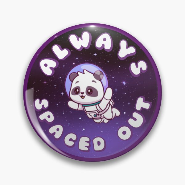 Item preview, ALWAYS SPACED OUT Astronaut Panda Purple designed and sold by everything4eva.