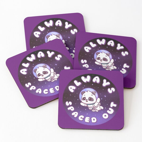 Item preview, ALWAYS SPACED OUT Astronaut Panda Purple designed and sold by everything4eva.