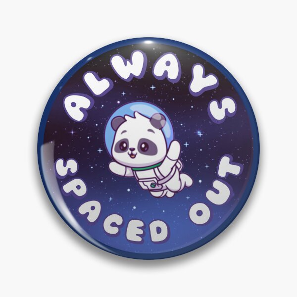Item preview, ALWAYS SPACED OUT Astronaut Panda Blue designed and sold by everything4eva.