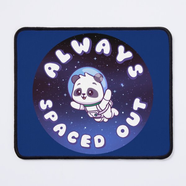 Item preview, ALWAYS SPACED OUT Astronaut Panda Blue designed and sold by everything4eva.