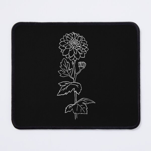 Item preview, CHRYSANTHEMUM November Birthday Month Flower Line Art designed and sold by Digi Artworks Store.