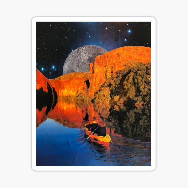 School Camp Collage Sticker