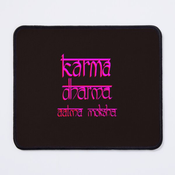 Item preview, Karma Dharma Aatma Moksha  designed and sold by Quirky Dez.
