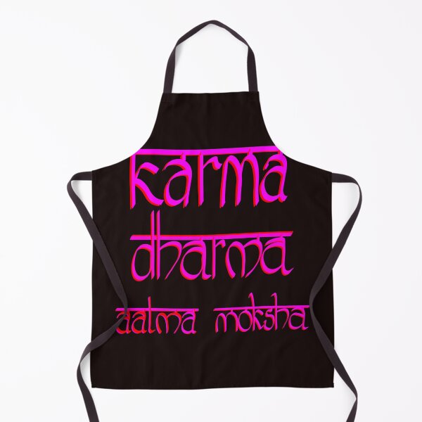 Item preview, Karma Dharma Aatma Moksha  designed and sold by Quirky Dez.