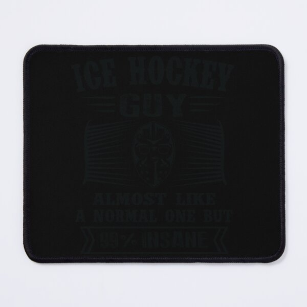 Item preview, Ice Hockey Guy Not Normal But Insane Hockey Player Sticker designed and sold by psqhetori.