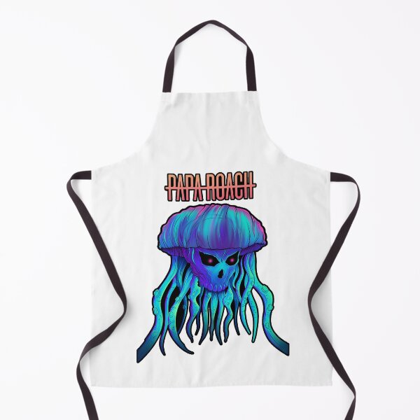 Item preview, Light Blue Band Metal blue skull jelly fish designed and sold by MoreauBouvet.