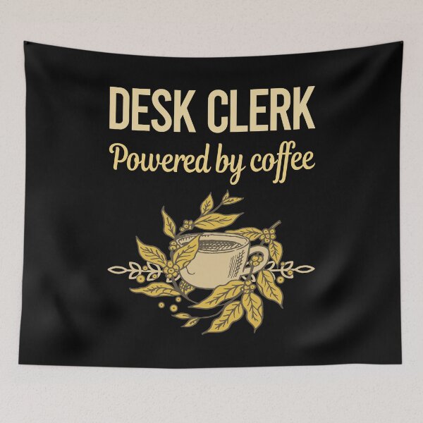 Item preview, Powered By Coffee Desk Clerk designed and sold by cossinulsesj.