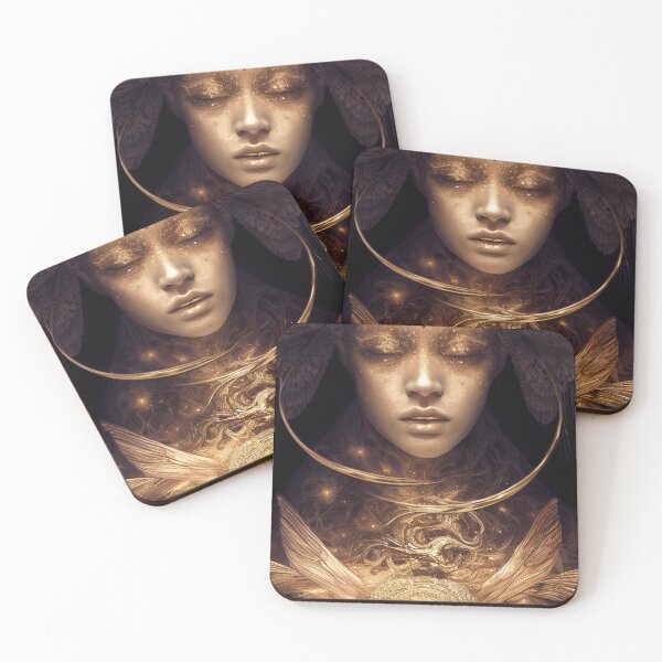 Item preview, Gold Lady Portrait designed and sold by Mental Synthetics.
