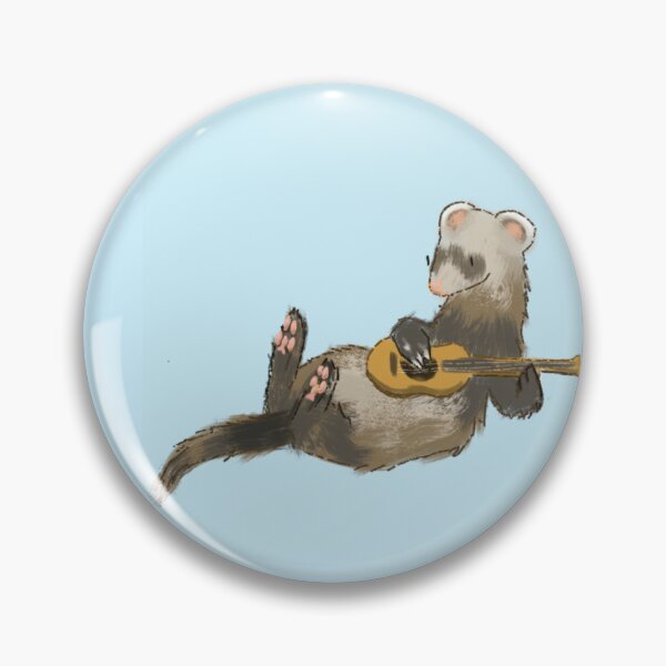 Item preview, Ferret Playing Guitar designed and sold by JennFurguson.