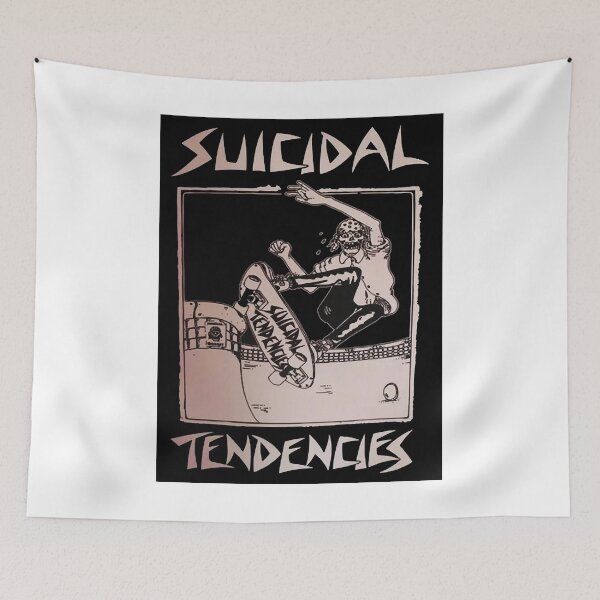 Item preview, Men Women Concert suicidal skateboard designed and sold by MoreauBouvet.