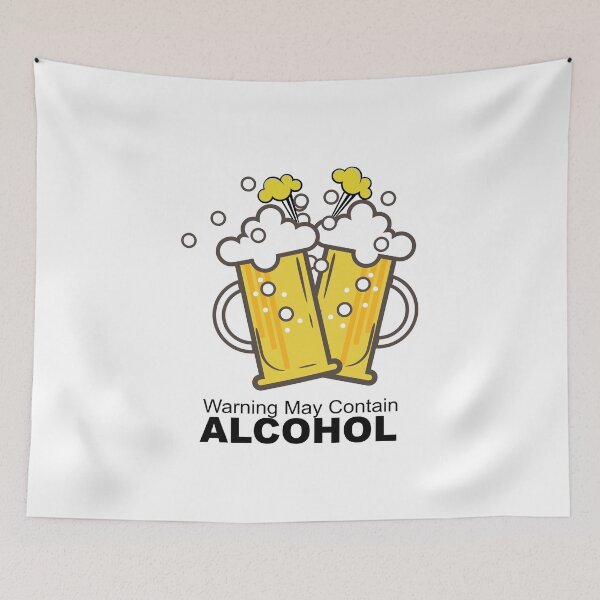 Item preview, Warning May Contain Alcohol designed and sold by urbanbuzzz.