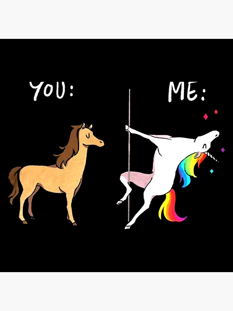 Me Unicorn You Horse Pole Dancing by Givissing