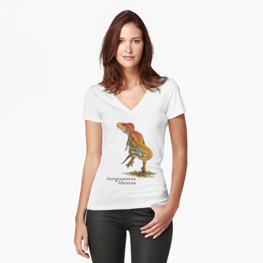 Item preview, Fitted V-Neck T-Shirt designed and sold by ZDutta.