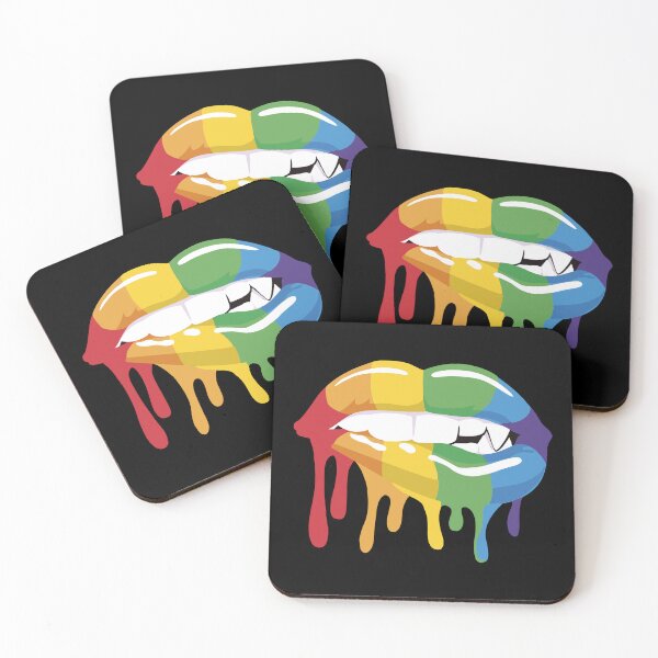 Item preview, LGBTQ+ Vampire Lips designed and sold by bennetthuskers.