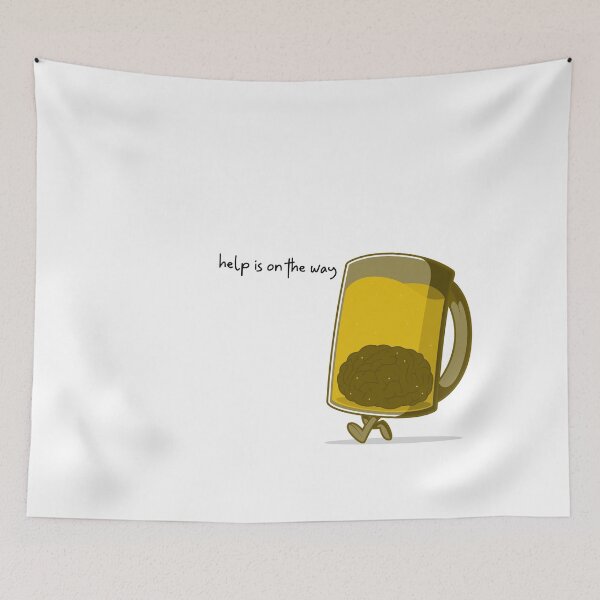 Item preview, Beer, help is on the way! designed and sold by BondsieDesigns.