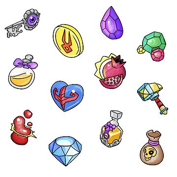 Artwork thumbnail, Hades Game Items and Artifacts by cobaltcrown08