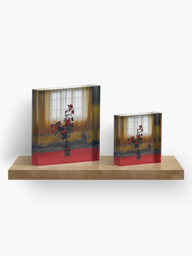 Alternate view of the Rose Acrylic Block