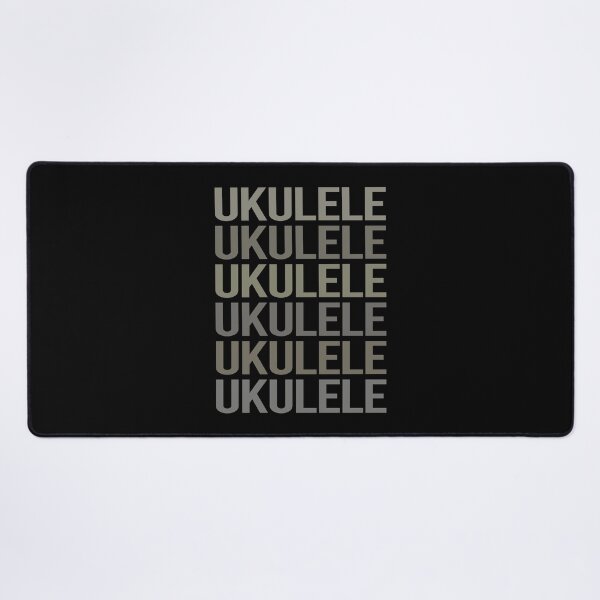 Item preview, Gray Text Art Ukulele designed and sold by StoreCalamity.