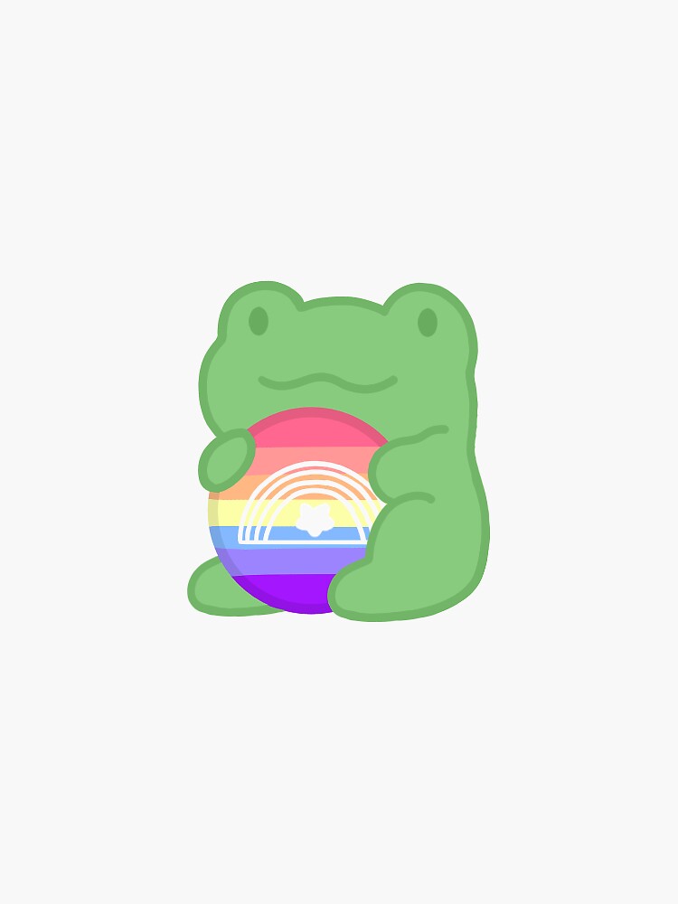 "Frog Pride Xenogender flag" Sticker for Sale by ohmsbelover Redbubble