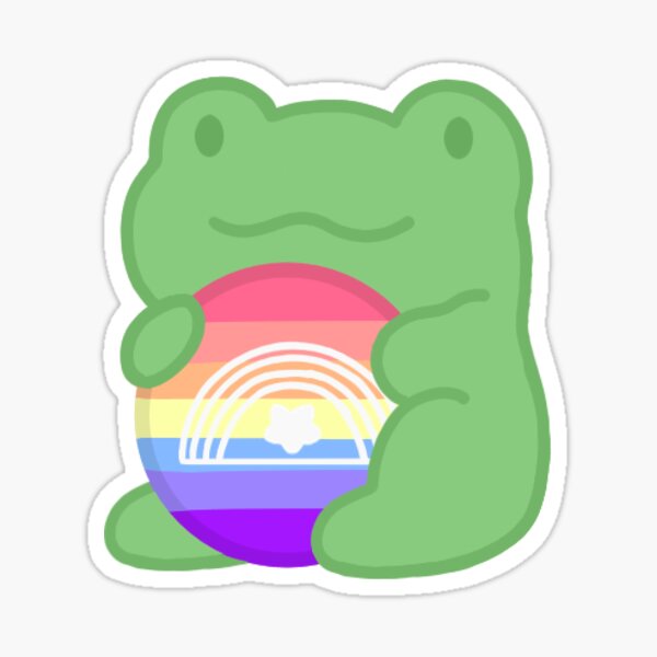 "Frog Pride Xenogender flag" Sticker for Sale by ohmsbelover Redbubble