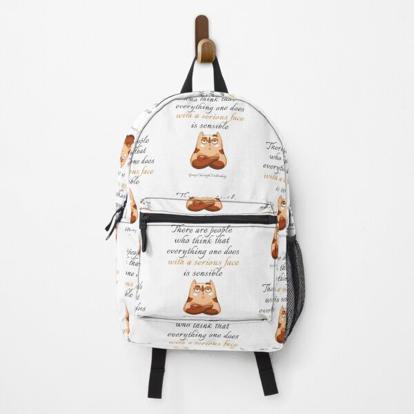 Item preview, There are people who think that everything one does with a serious face is sensible. Georg Christoph Lichtenberg designed and sold by LifeWisdom.