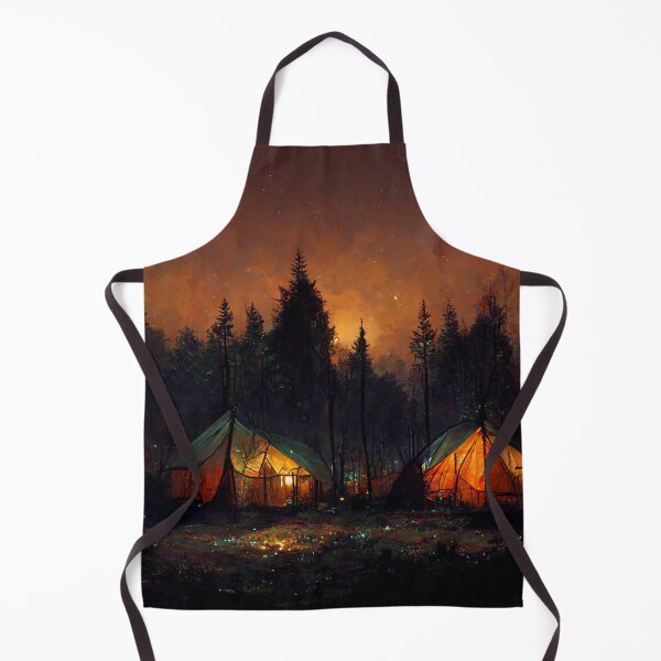 Item preview, Camping at night in the forest designed and sold by JahidMunna.