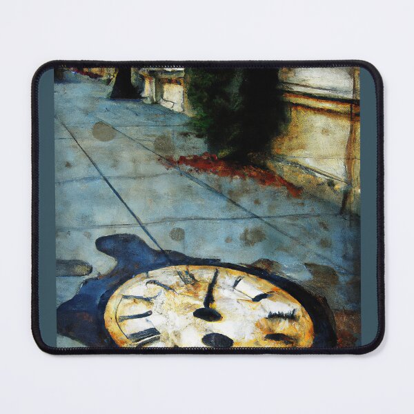 Item preview, Surrealistic Time - an old clock fallen onto the pavement melting away as time goes by designed and sold by ANTHONYBVLGARI.